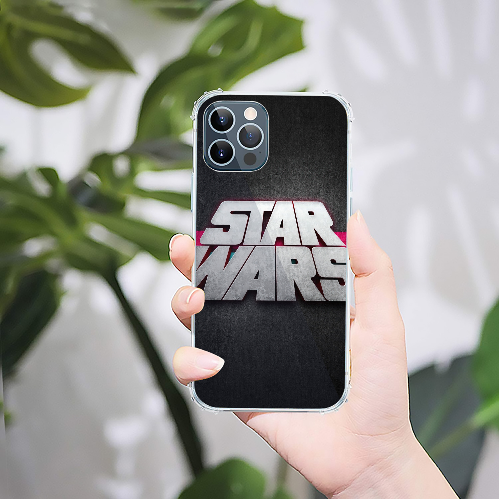 （画像用） スター・ウォーズ Star Wars 【iPhone 12シリーズ対応】透明スマホケース（クリアソフトケース）